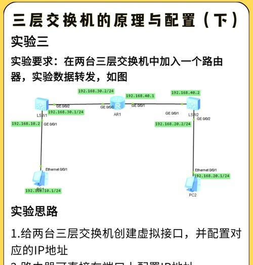 路由器如何使用作为交换机的设置方法（路由器转换为交换机的实现步骤和注意事项）